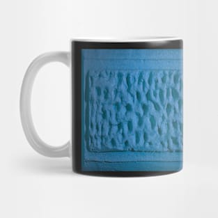 Texture - Blue Stone Wall Mug